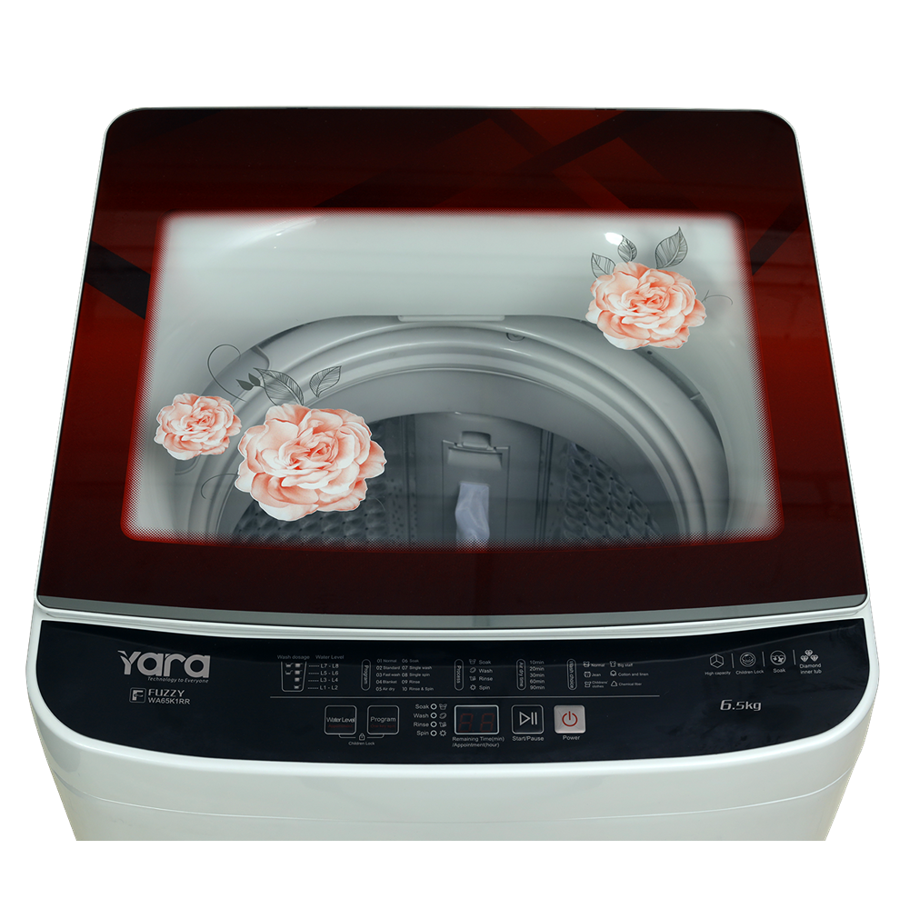 Yara-6.5 Kg Fully Automatic Top Load Washing Machine