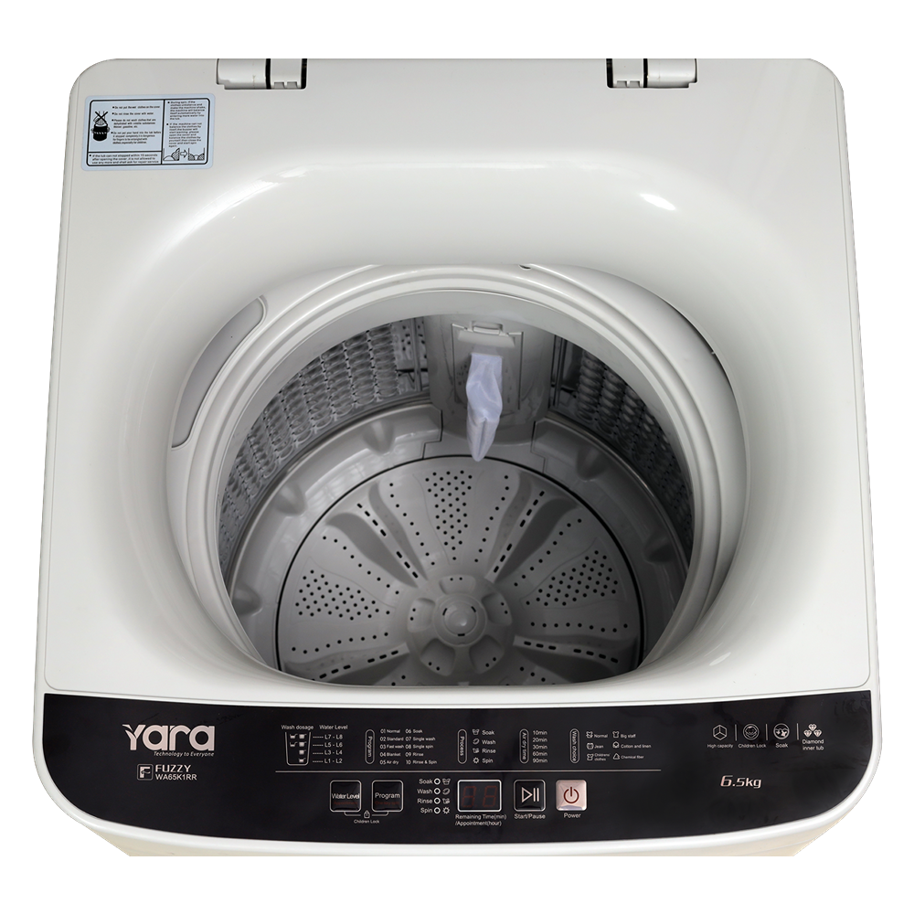 Yara-6.5 Kg Fully Automatic Top Load Washing Machine