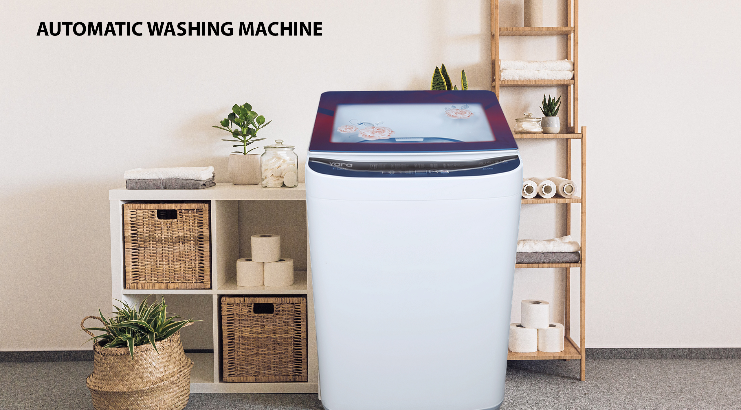 Yara-6.5 Kg Fully Automatic Top Load Washing Machine
